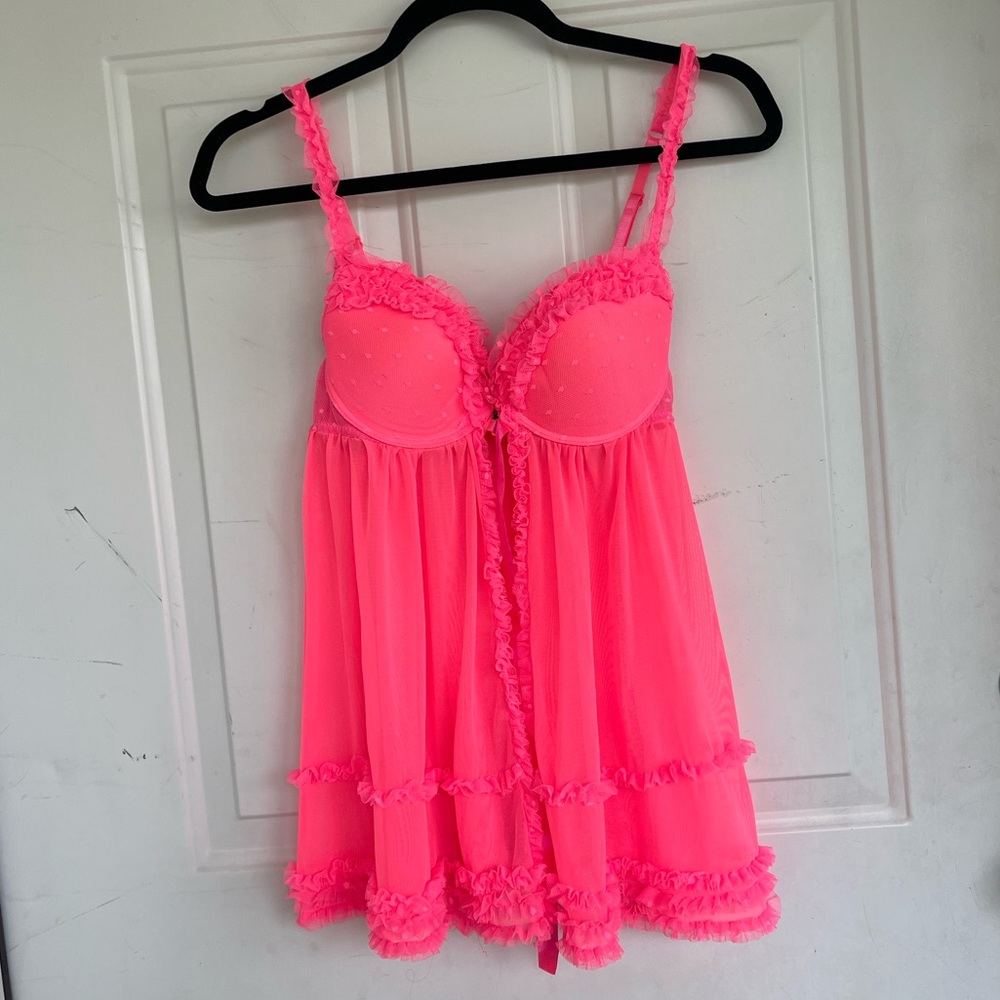 Elegance Baby Doll Lingerie Sheer with Bra